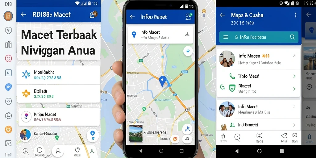 Antarmuka RDI88 menampilkan informasi kemacetan yang jelas dan tepat.