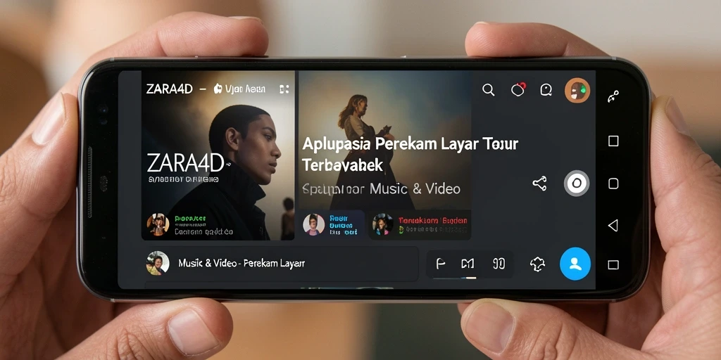 Tampilan antarmuka ZARA4D untuk Perekam Layar yang intuitif dan mudah digunakan.