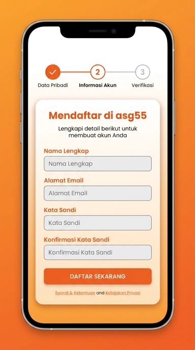 Buat Akun Baru asg55 untuk Pengguna Android